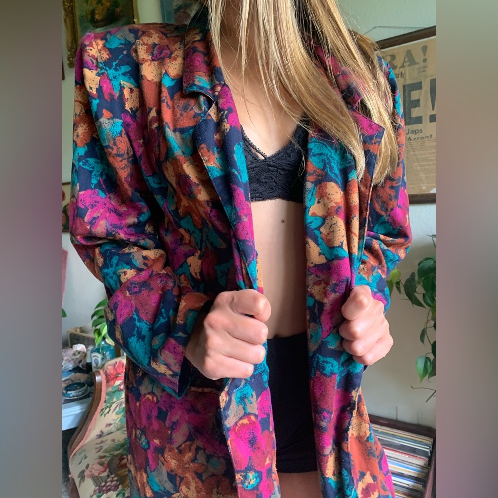 90s Funky Oversized Blazer